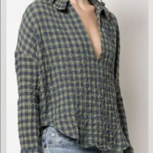 NWT A Shirt Thing Penelope Gingham Top-Size M/L